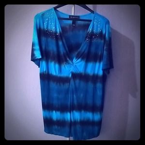 Inc. Low cut. 1X Tie Dye top